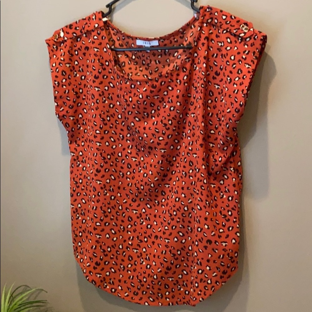Cheetah print top